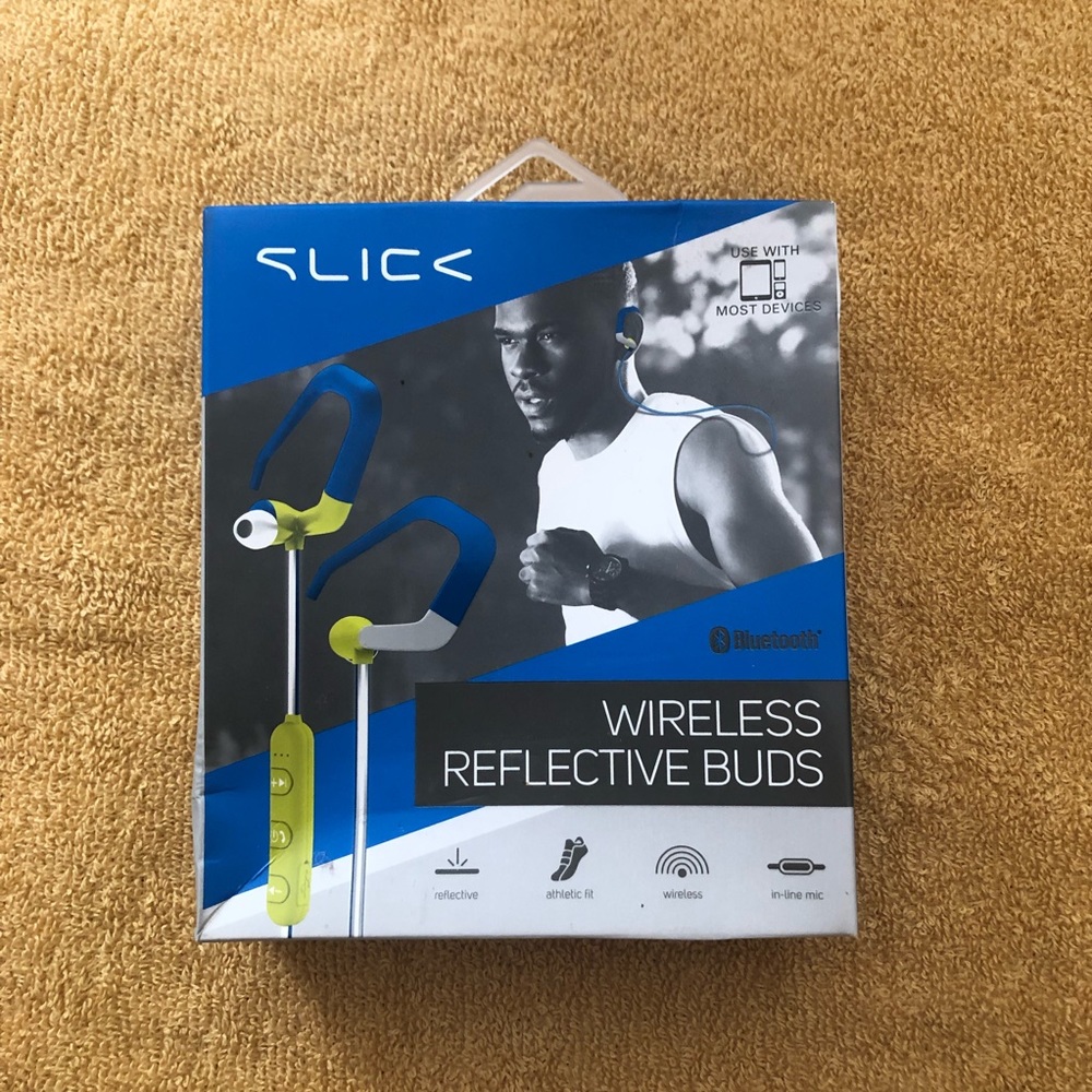SLICK BLUETOOTH WIRELESS REFLECTIVE BUDS